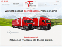 Tablet Screenshot of intertrans.pl
